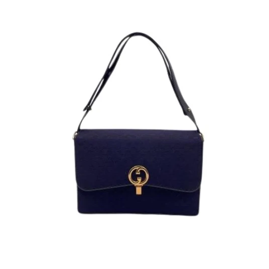 Gucci Vintage Dame Blå Gucci Vintage Dame Blå