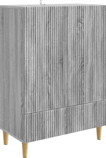 Serviesskap Grå sonoma 66 x 34,5 x 95 cm Konstruert tre Serviesskap Grå sonoma 66 x 34,5 x 95 cm Konstruert tre