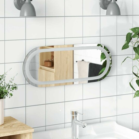 vidaXL LED-baderomsspeil 50x20 cm oval vidaXL LED-baderomsspeil 50x20 cm oval