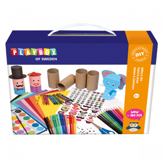Playbox Pysselset Måla & Rita