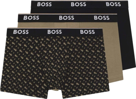 BOSS Trunk 3P Power Desig Khaki green M BOSS Trunk 3P Power Desig Khaki green M