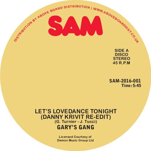 Gary's Gang Let's Lovedance Tonight danny Krivit Reedit LP/Vinyl Gary's Gang Let's Lovedance Tonight danny Krivit Reedit LP/Vinyl
