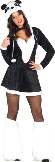 Fiestas Guirca Panda Kjole Kostyme Small 80835