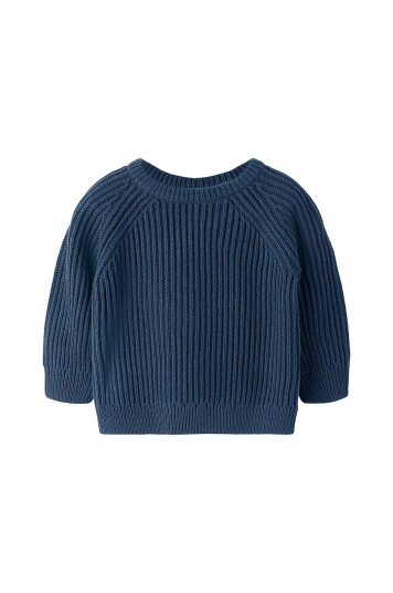 Name It Pullover nmmVolly LS Knit Blå
