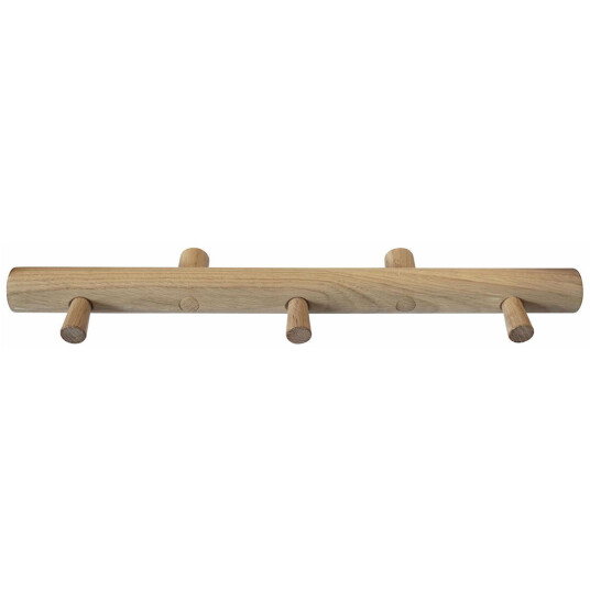 Home it Knaggrekke med 3 knagger 35x7x2,5 cm Eik Home it Knaggrekke med 3 knagger 35x7x2,5 cm Eik