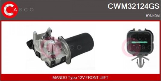 Visker motor CASCO CWM32124GS Visker motor CASCO CWM32124GS