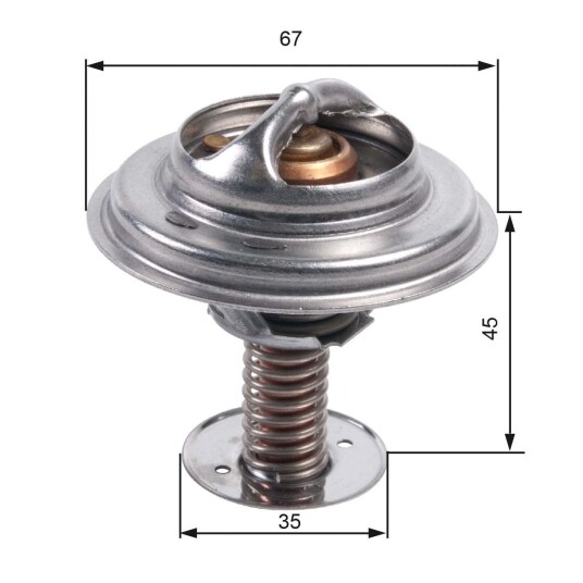 Termostat GATES TH45682G1 Termostat GATES TH45682G1