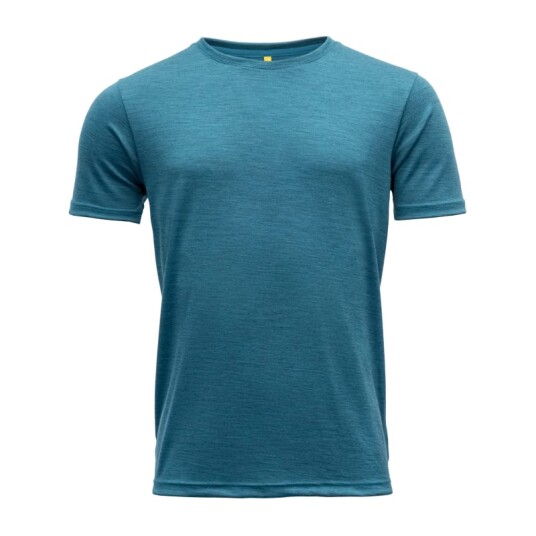 Devold Eika Man Tee XL , Blue Melange