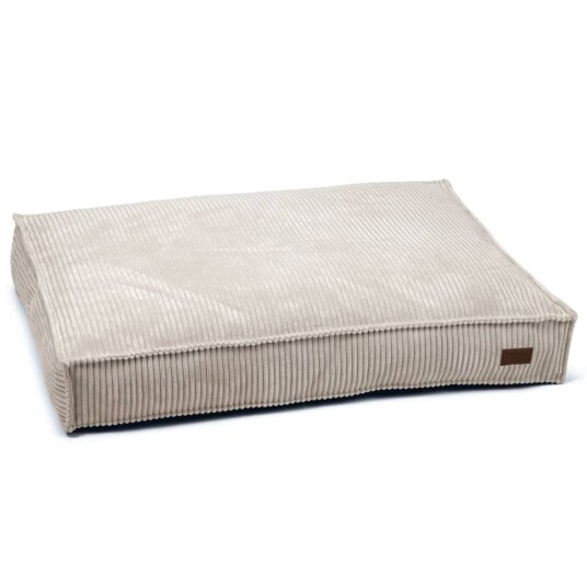 Designed By Lotte Hundepute Ribbet 100X70X15 cm Lysegrå