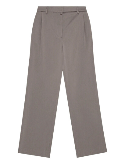 REMAIN Birger Christensen Wide Pants With Pleats Grey 38