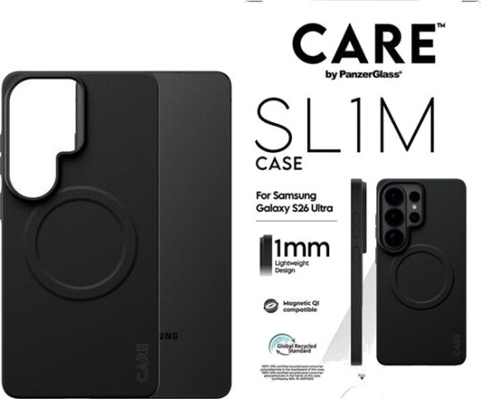 CARE by PanzerGlass SL1M Sort Mobildeksel til Samsung Galaxy S26 Ultra