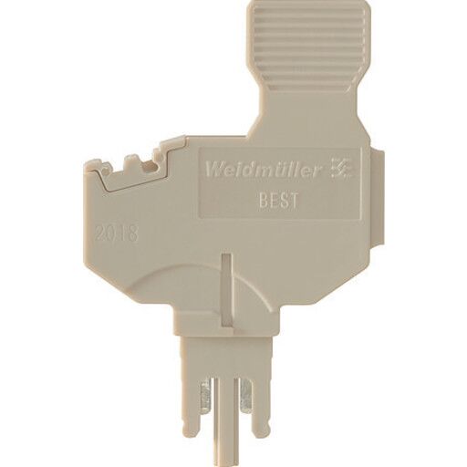 Weidmüller 1833100000 Holder beige 5 mm Elfordeling & strømforsyning