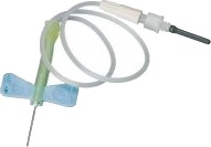 Butterfly (BD Vacutainer) 23g x 3/4" x 7" (0,6 x19 mm x178 mm) Blå 50 stk Butterfly (BD Vacutainer) 23g x 3/4" x 7" (0,6 x19 mm x178 mm) Blå 50 stk