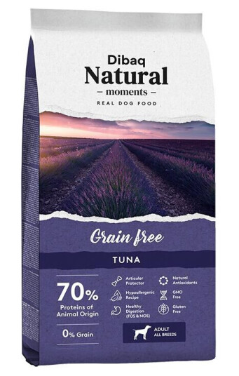 Dibaq Natural Moments Grain Free Tunfisk Hundefôr 2kg Dibaq Natural Moments Grain Free Tunfisk Hundefôr 2kg