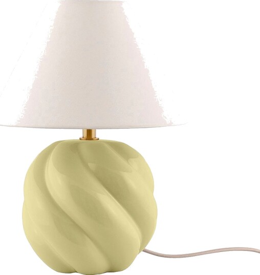 Globen Lighting Bordlampe Dahlia 24 Beige Gul Bordlamper