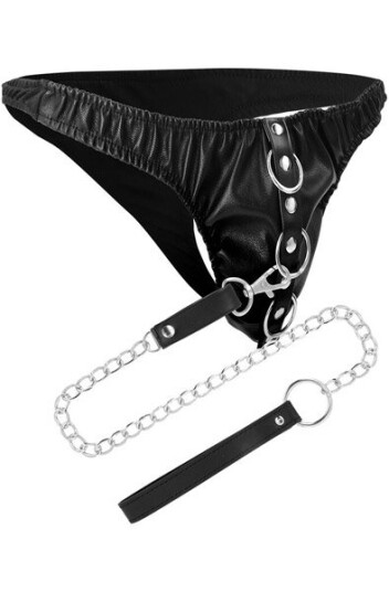 Darkness Underpants With Leash