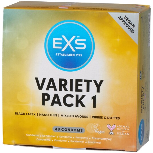 EXS Variety Pack 1 Kondomer 48 stk   Clear