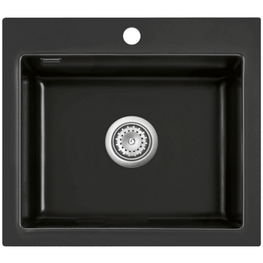 Lavabo Mera 57 kjøkkenvask 57,5x51 cm, sort Lavabo Mera 57 kjøkkenvask 57,5x51 cm, sort