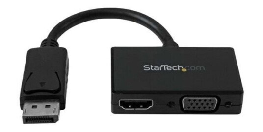 StarTech.com Travel A/V adapter: DisplayPort to HDMI or VGA video transformer