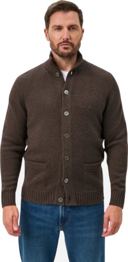 Alan Paine Landford cardigan XS brun herre