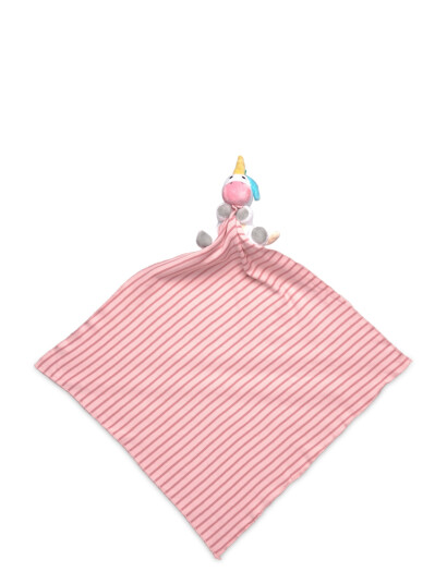 Geggamoja Blanket Striped Unicorn - Multi/patterned - ONE SIZE Geggamoja Blanket Striped Unicorn - Multi/patterned - ONE SIZE