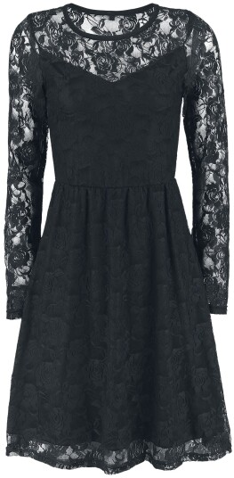 Gothicana by EMP   Goth Kort kjole   Blondekjole   S til 7XL   Damer   svart
