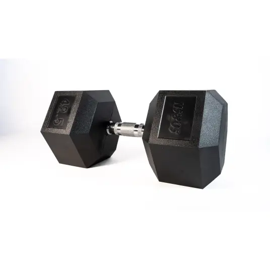 SQ&SN Hexagon Manual (42,5 kg) med forkrommet grep. Utstyr til crossfit trening, styrketrening og funksjonell trening