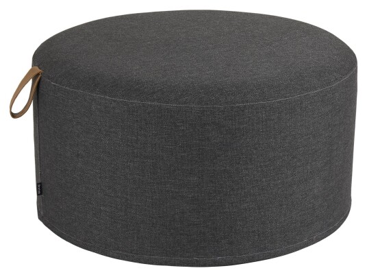 Brafab Kotte Puff - Gråsort, Ø80 Unoliving Brafab Kotte Puff - Gråsort, Ø80 Unoliving