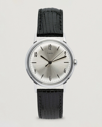 Timex Marlin 1960s Silver Sunray Timex Marlin 1960s Silver Sunray