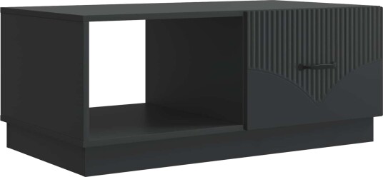  Kaffebord Svart 90 x 50 x 37 cm Konstruert tre