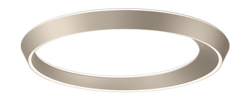 Lodes Tidal 75 Taklampe 2700K Matt Champagne