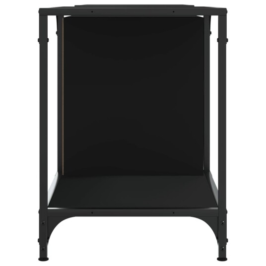vidaXL TV-benk svart 153x37x50 cm konstruert tre 8721012193840
