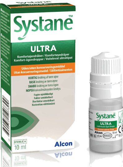 Systane Ultra Komfortøyedråper 10 ml Systane Ultra Komfortøyedråper 10 ml