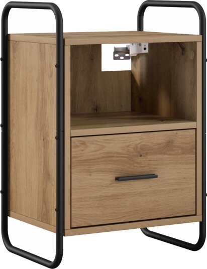 vidaXL Hengende Sengestativ Artisan eik 40 x 30 x 60 cm Konstruert tre