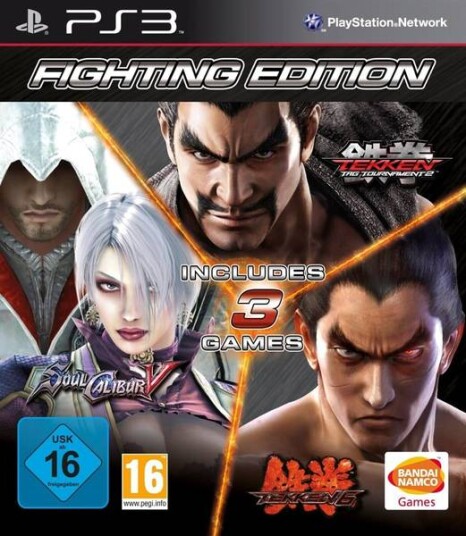 Fighting Edition: Tekken 6 + Tekken Tag Tournament 2 + Soul Calibur V (PS3)