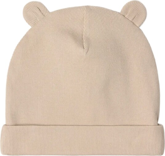 Lindex Ribbed Hat BEIGE 40 42