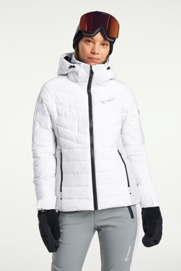 Tenson Grace Ski Jacket Woman Bright White Bright White L Tenson Grace Ski Jacket Woman Bright White Bright White L
