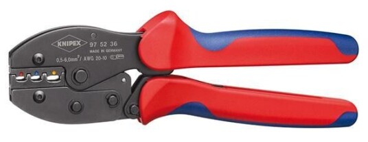 Knipex PreciForce Krympetang 220mm for Uisolerte Kabelskor