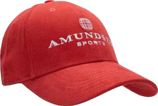 Amundsen Concord Cap Caps Rød unisex M Amundsen Concord Cap Caps Rød unisex M