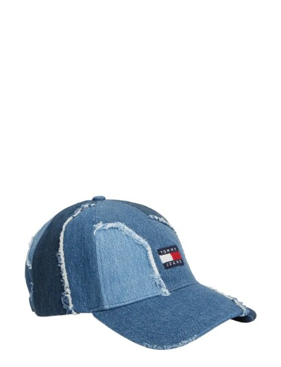 Tommy Hilfiger Tjm Denim Patchwork Cap Blue ONE SIZE Tommy Hilfiger Tjm Denim Patchwork Cap Blue ONE SIZE