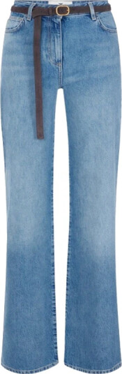 Elisabetta Franchi Dame Jeans Blå W27,
