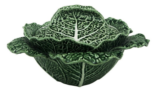 Bordallo Pinheiro Cabbage terrin 2L kål grønn Bordallo Pinheiro Cabbage terrin 2L kål grønn