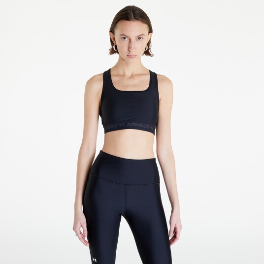 Under Armour Women's UA Crossback Mid Bra L, Black/Black/Jetgray Under Armour Women's UA Crossback Mid Bra L, Black/Black/Jetgray