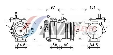 AC kompressor AVA Clever Choice KAAK261