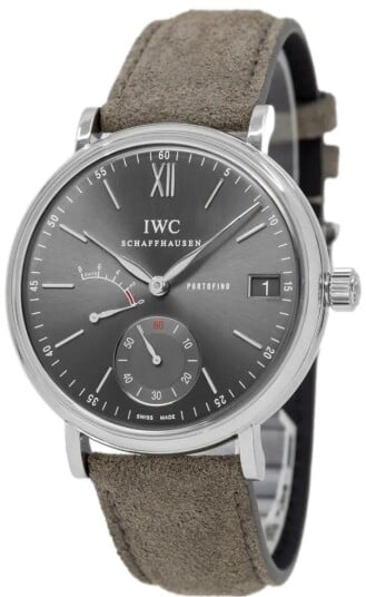 IWC Herreklokke IW510115 Portofino Grå/Lær Ø45 mm