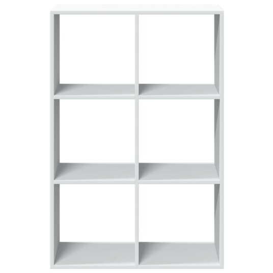 Romdeler bokhylle hvit 69,5x29x103,5 cm konstruert tre Romdeler bokhylle hvit 69,5x29x103,5 cm konstruert tre