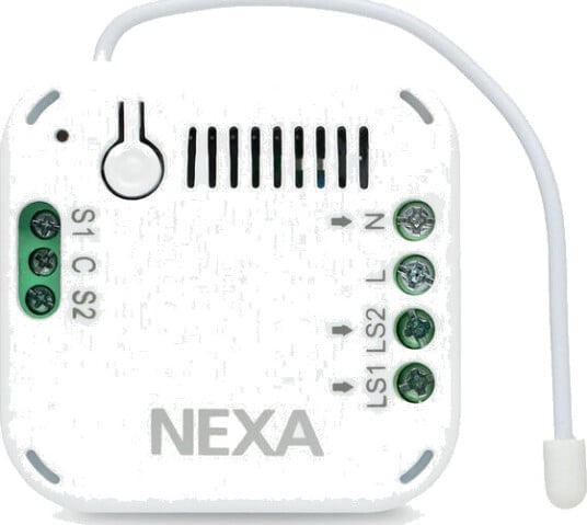 Nexa Z-Wave 2-kanals relé AN-196 - 4514554 1644824-01-0 1620869 Nexa Z-Wave 2-kanals relé AN-196 - 4514554 1644824-01-0 1620869