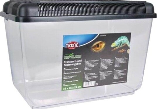 Trixie Transportboks for Reptil 38x26x24 cm - Plast, Lett Rengjøring, Håndtak Trixie Transportboks for Reptil 38x26x24 cm - Plast, Lett Rengjøring, Håndtak