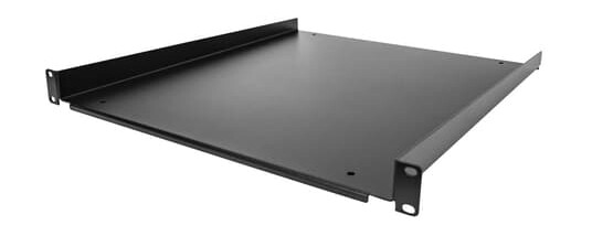 Startech 19" 1u Server Rack Shelf 483mm Deep Black 19" 25kg
