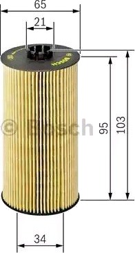 Oljefilter BOSCH F 026 407 157